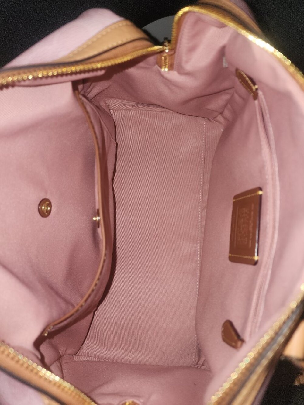 Coach Outlet Rowan Large Satchel Bag In Signature Canvas With Charms - Picture 5 of 10